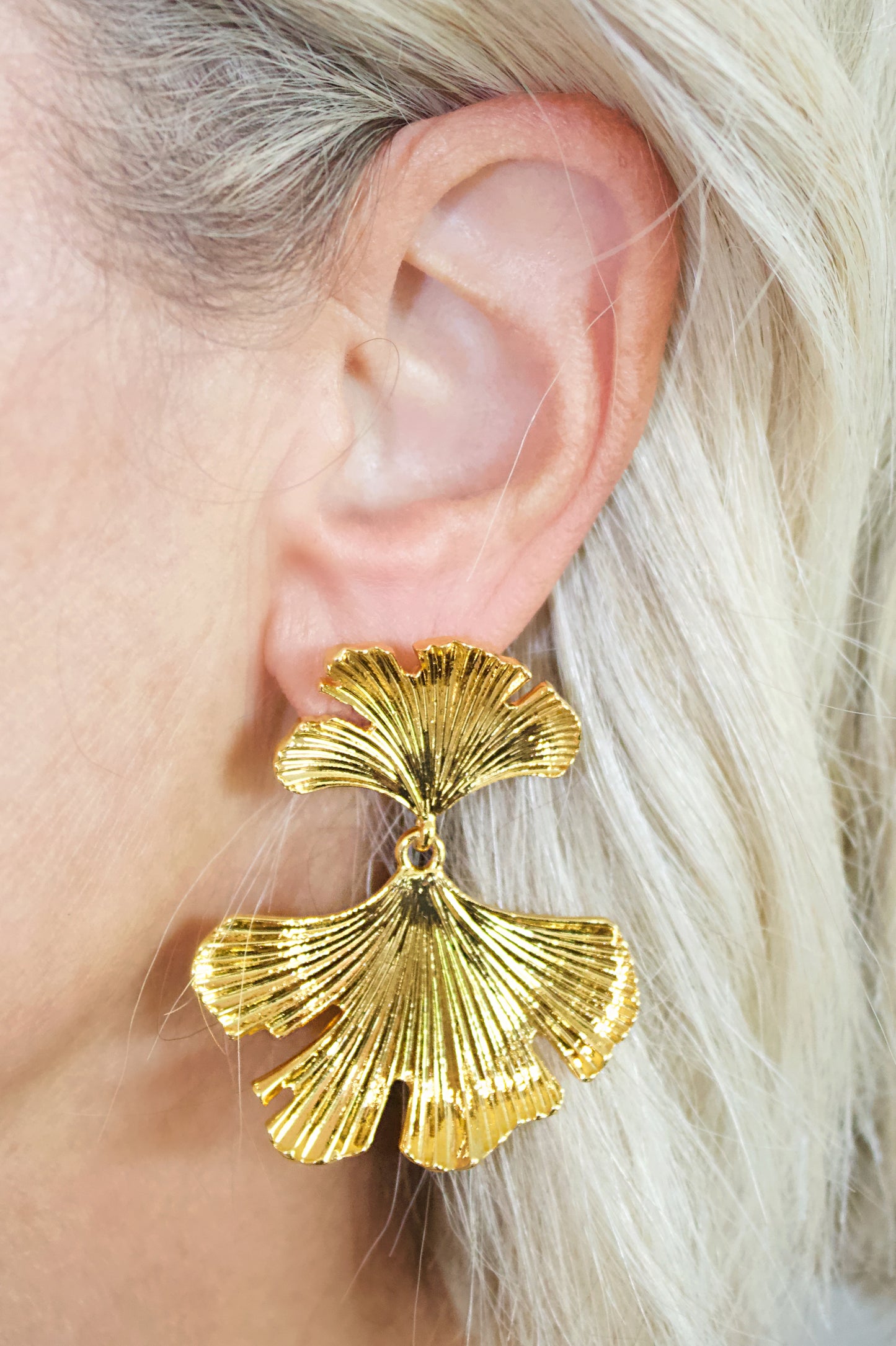 Leaf Statement Earring