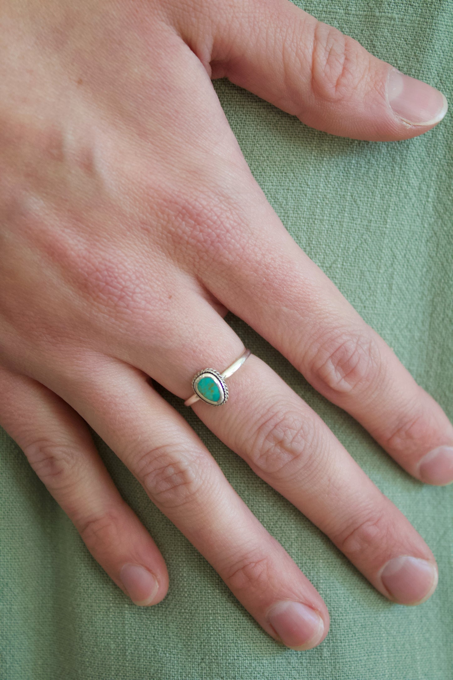 Teardrop Turquoise Ring