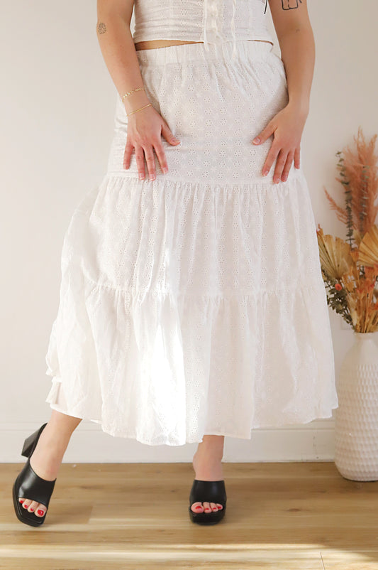 Rima Eyelet Skirt