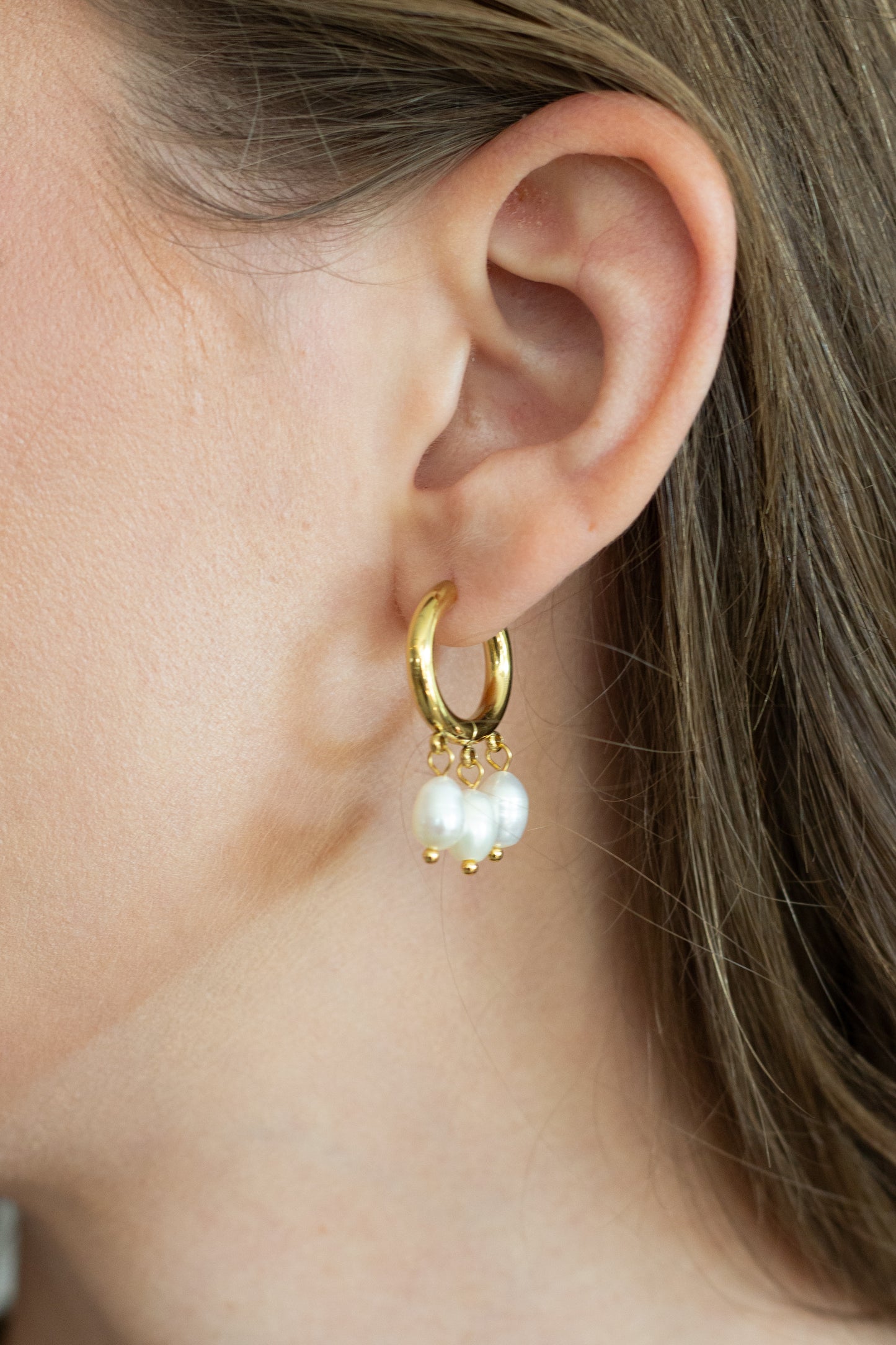 Petite Pearl Dangle Earring