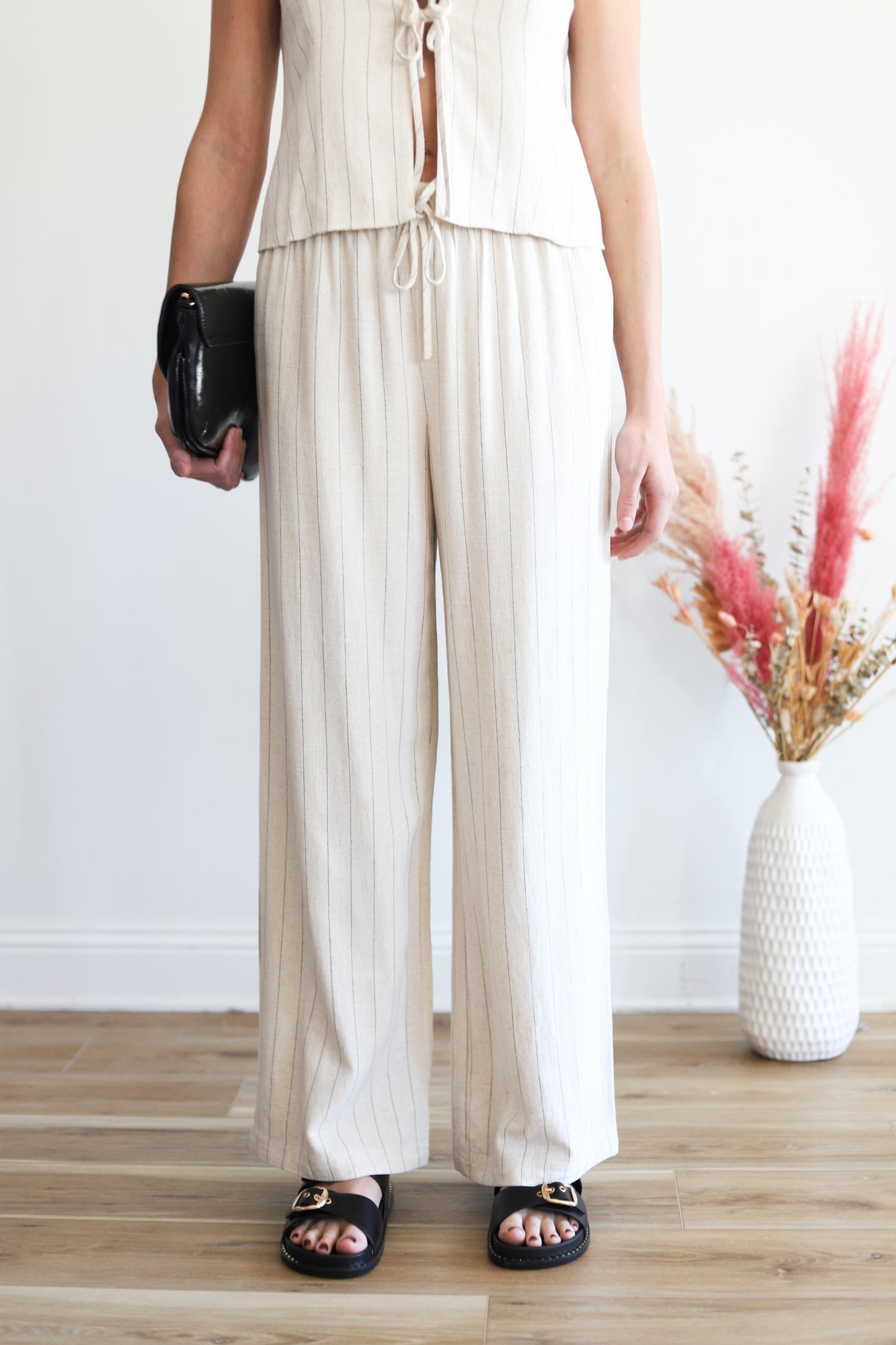 Serinda Stripe Cream Pants