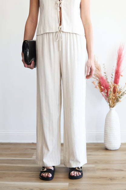 Serinda Stripe Cream Pants