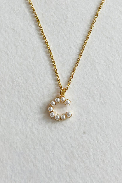 Pearl Letter Necklace