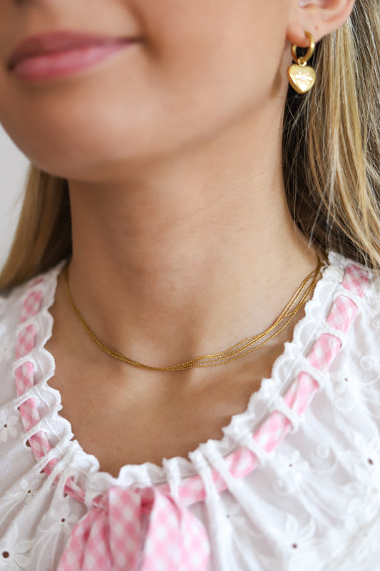 Layer Dainty Gold Necklace
