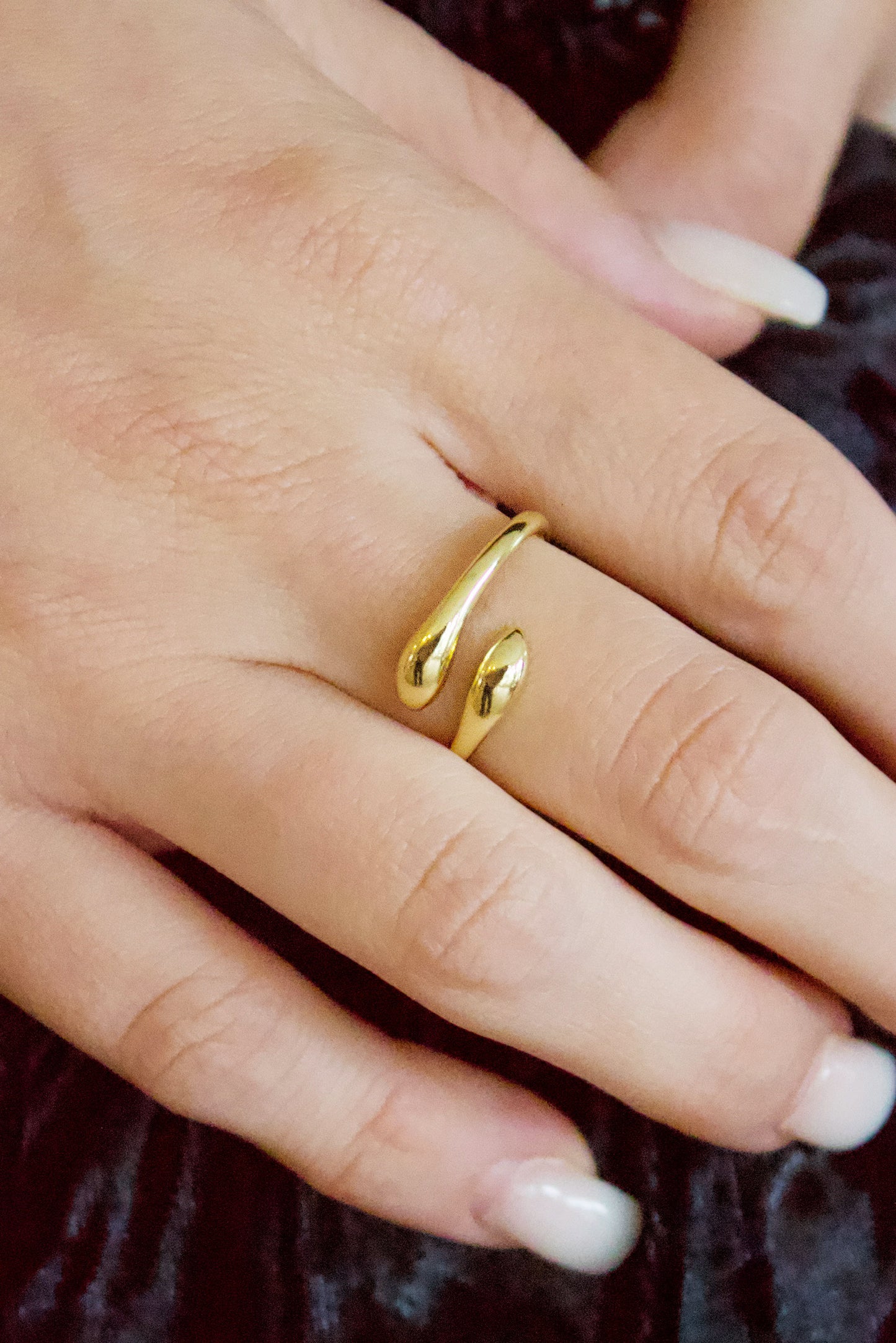Double Head Snake Gold Ring