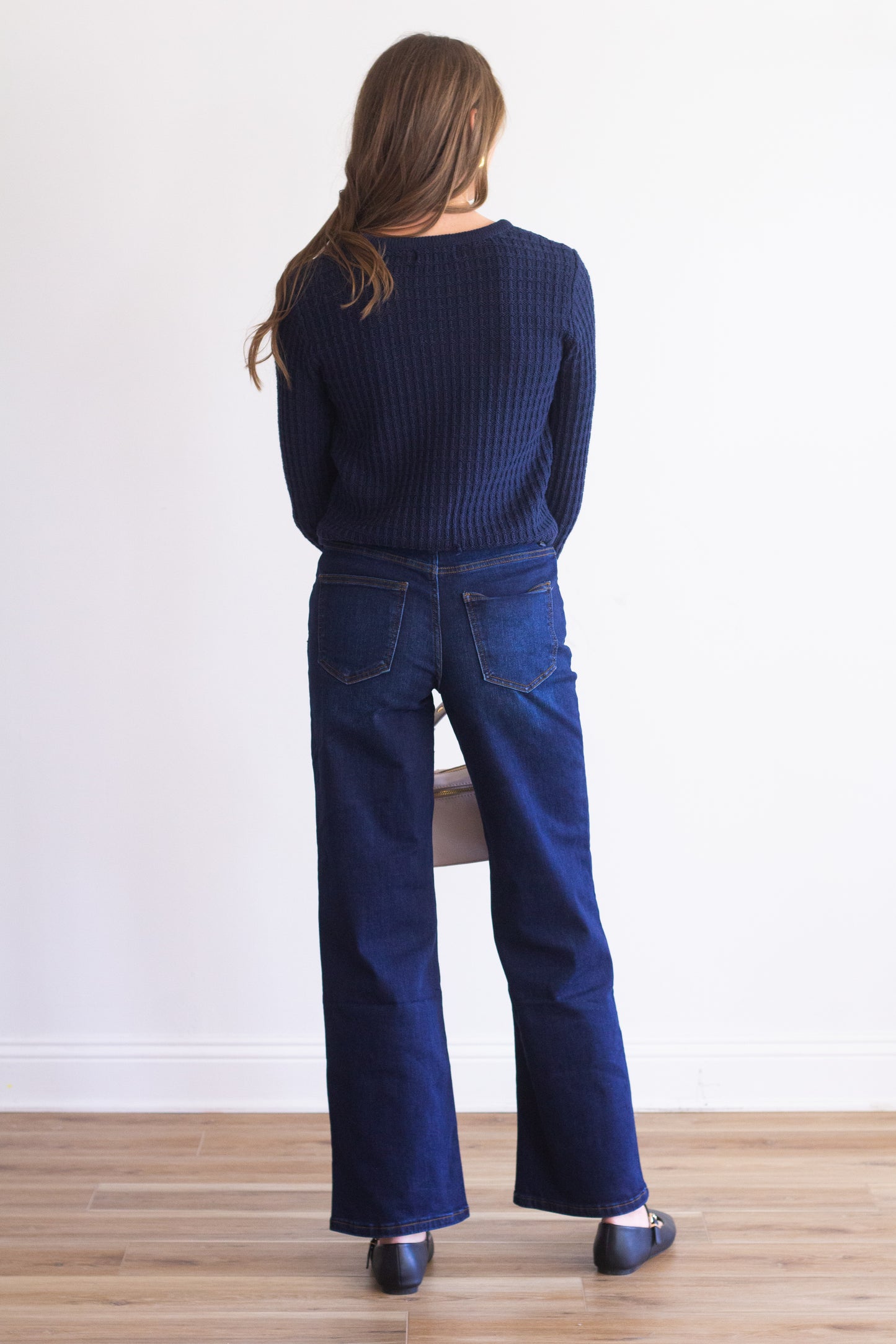 Katie Textured Navy Cardigan