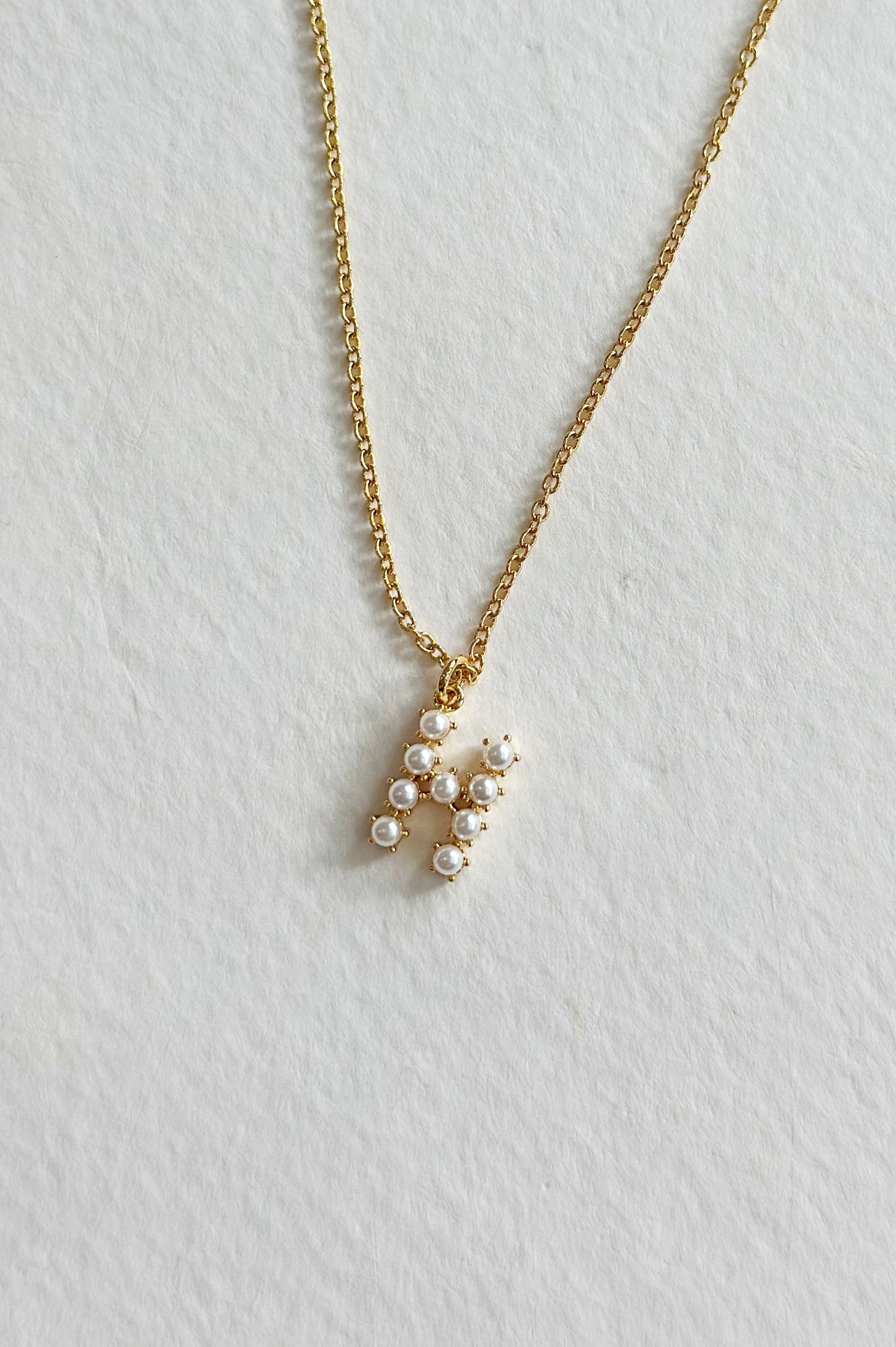 Pearl Letter Necklace