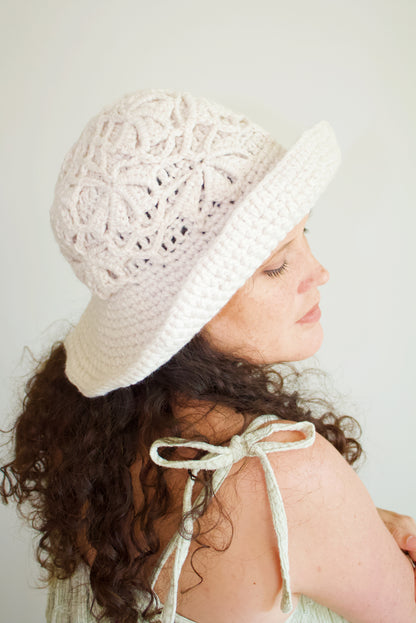 Crochet Knit Bucket Hat