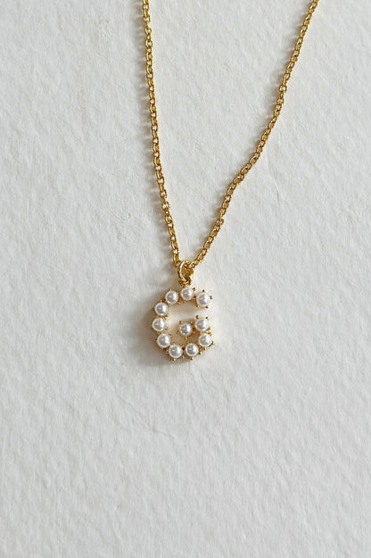 Pearl Letter Necklace