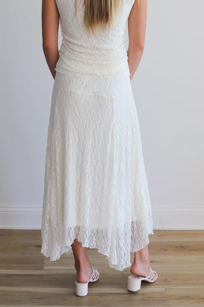 Freyah Cream Lace Skirt