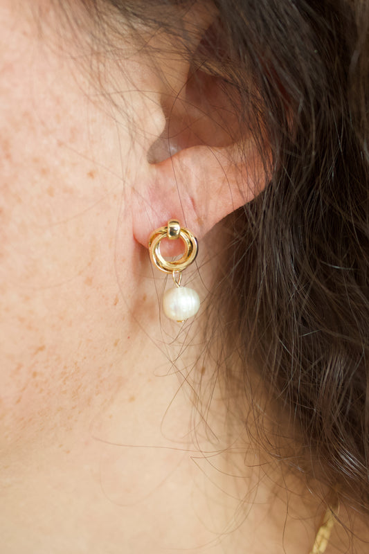 Pearl & Twist Earring