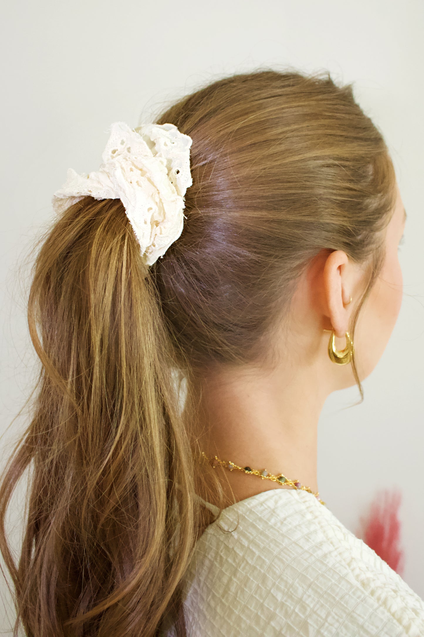 Embro Flower Scrunchie