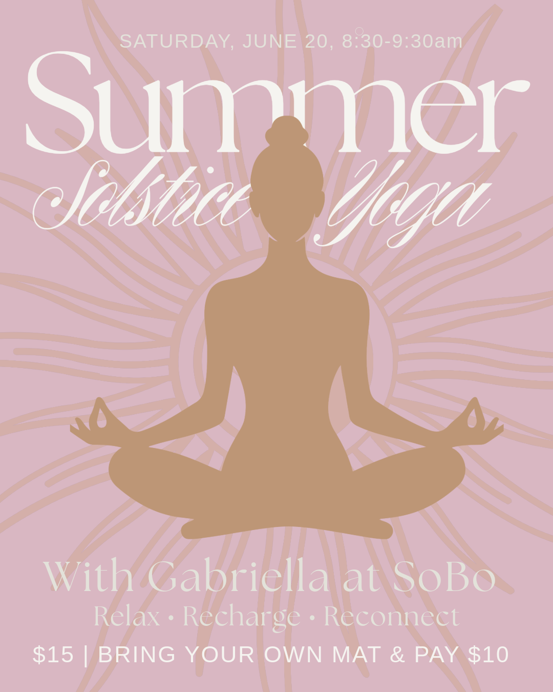 Summer Solstice Yoga Class