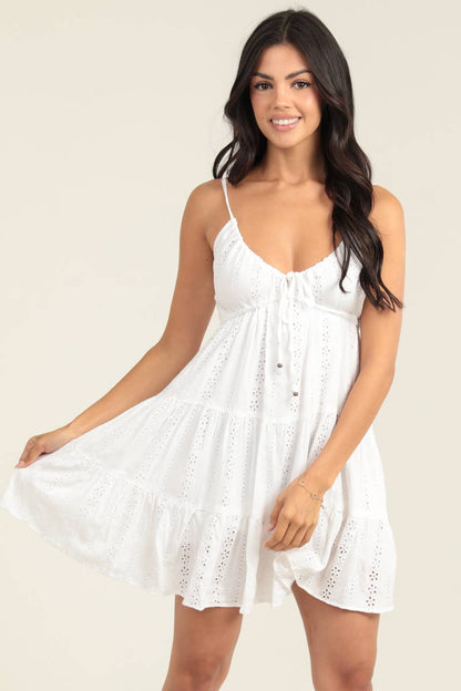 Scotti Tier Mini Dress