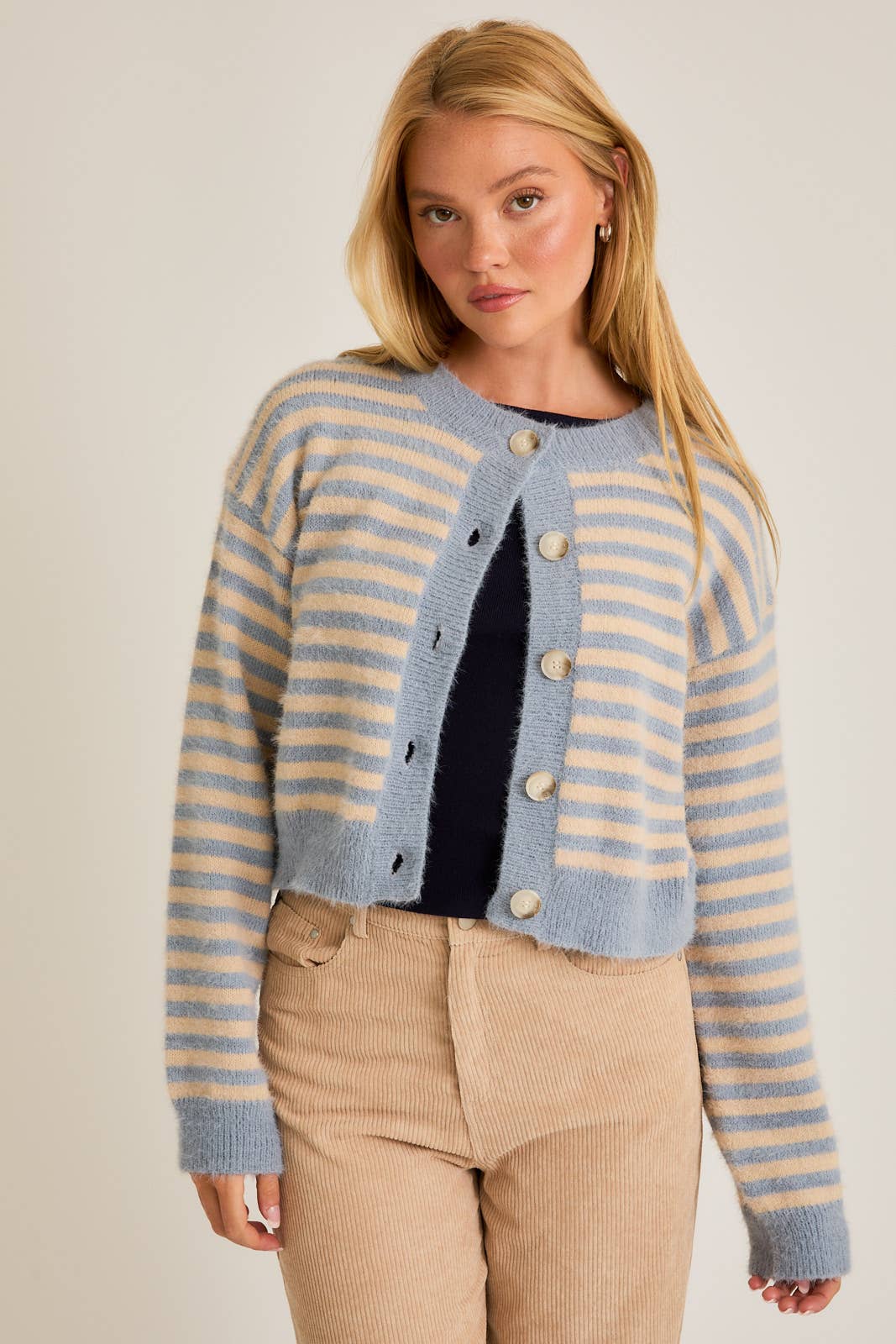 Harlow Stripe Cardigan