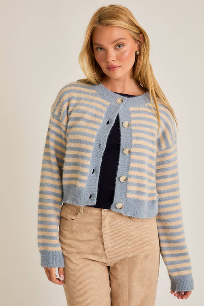 Harlow Stripe Cardigan