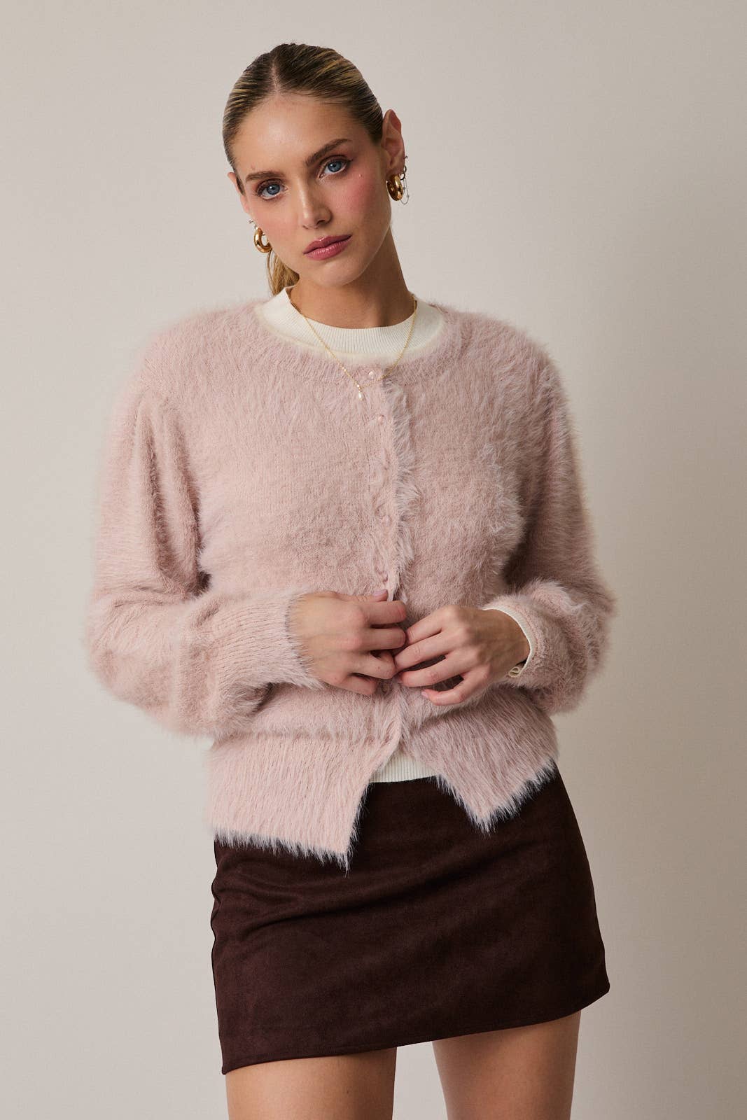 True Fuzzy Cardigan