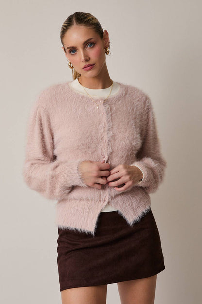 True Fuzzy Cardigan