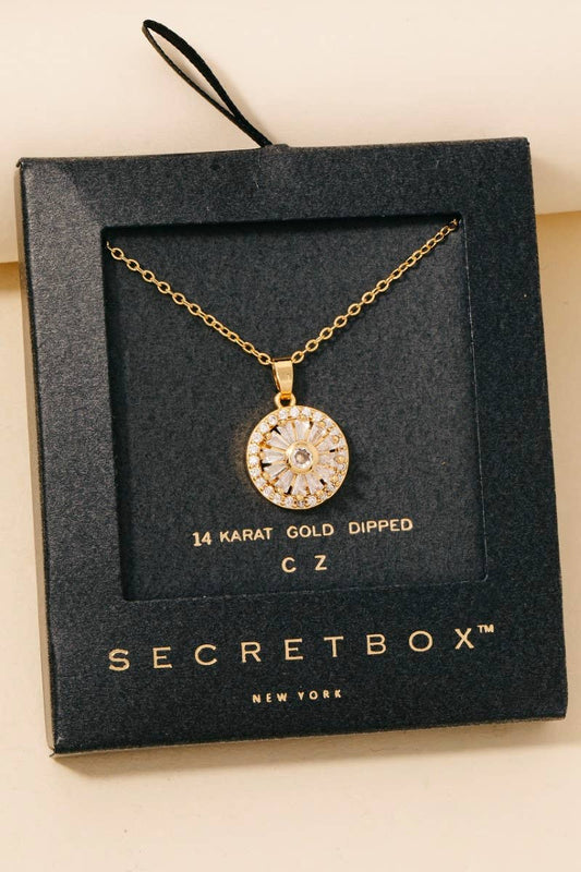 Halo Sun Spin Necklace