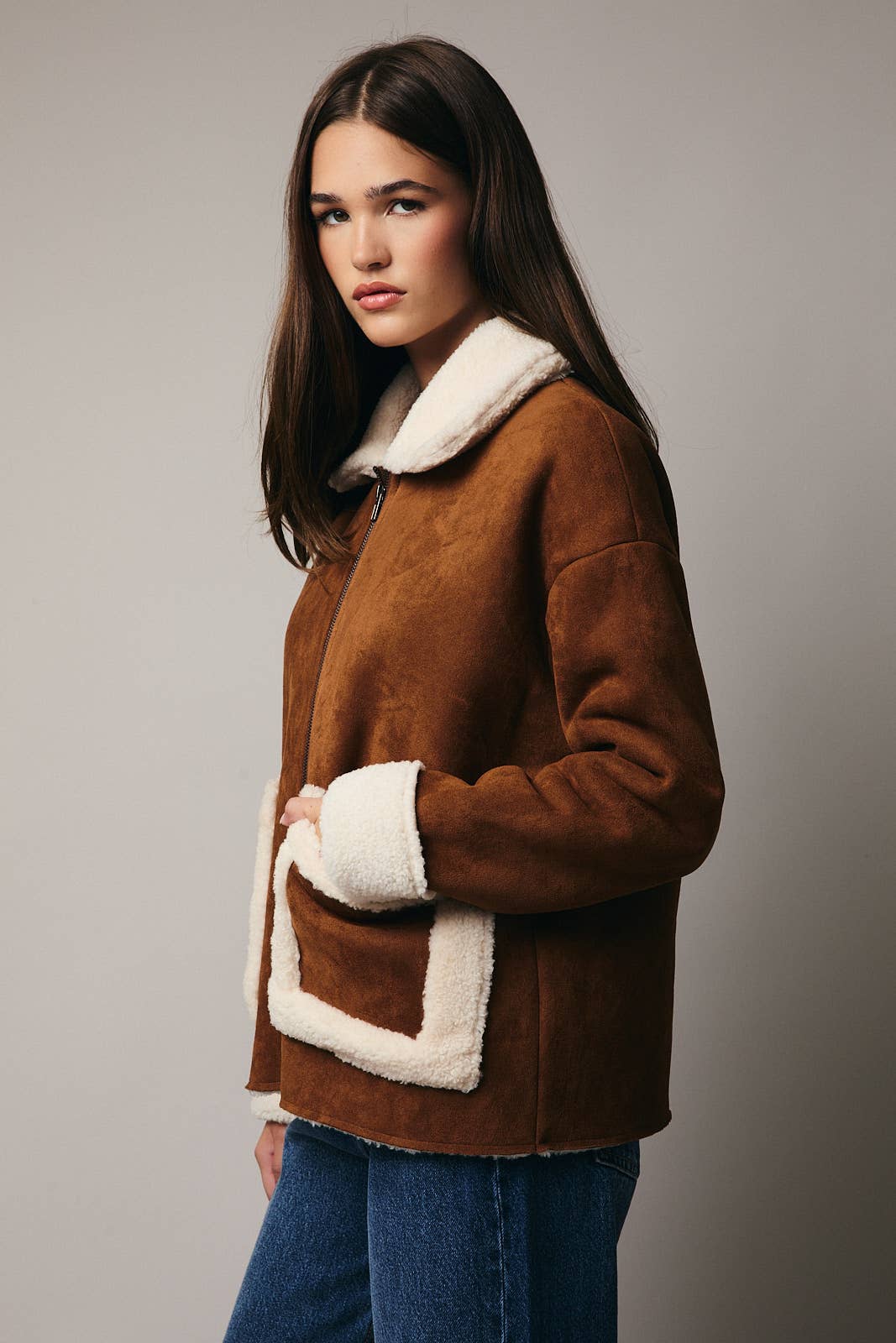 Nell Suede Jacket