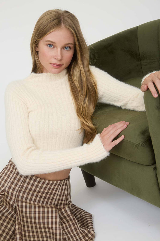 Aurora Soft Cream Sweater