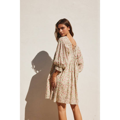 Timeless Love Eyelet Edged Mini Dress