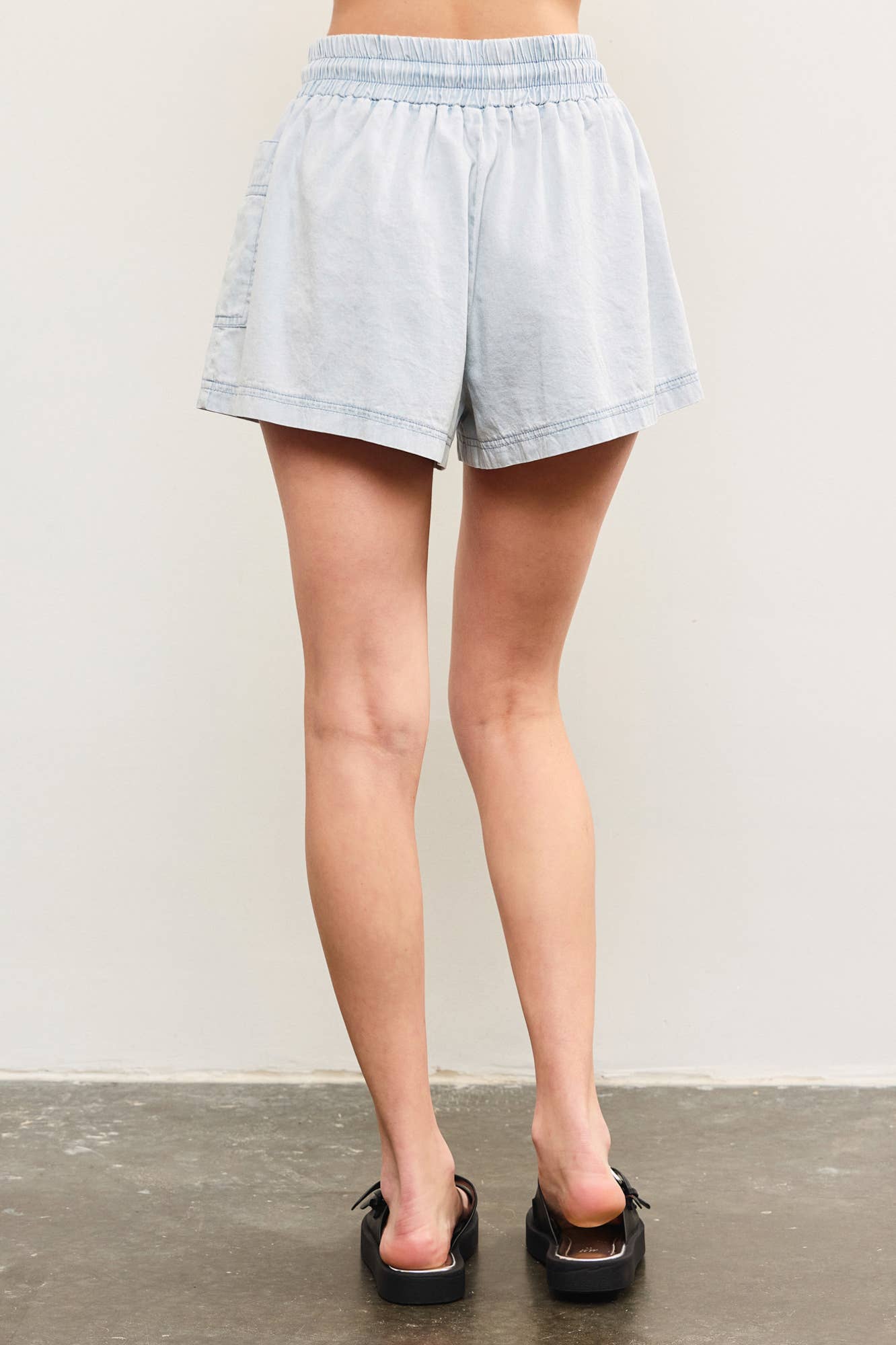 Daylen Elastic Waistband Shorts