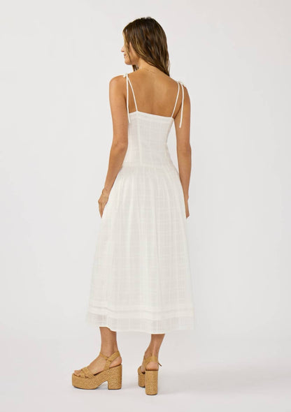 Jelani Drop Waist Midi Dress