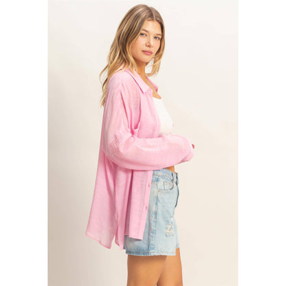 Jaymie Button Blouse