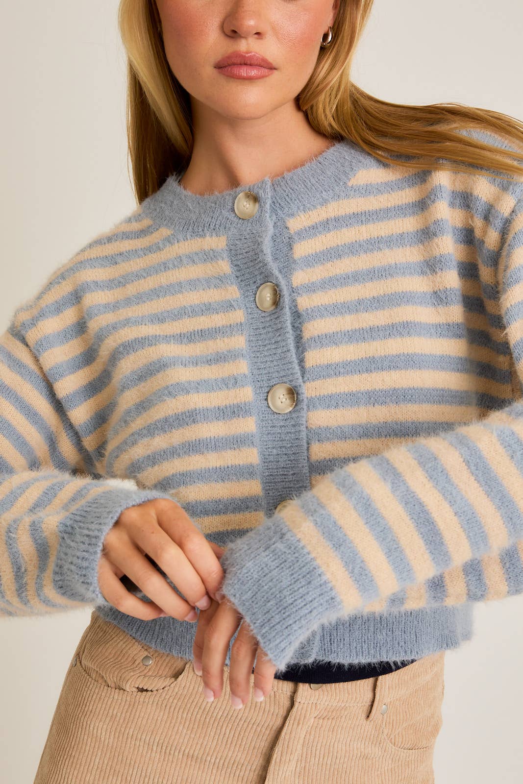 Harlow Stripe Cardigan
