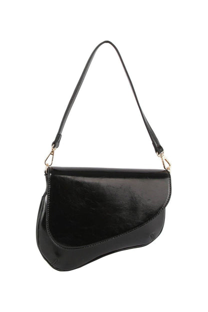 Unique Black Leather Bag