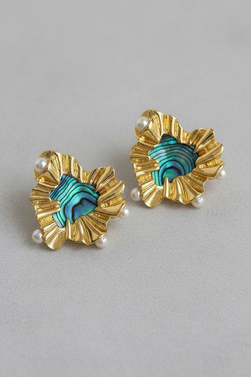Burst Shell Earring
