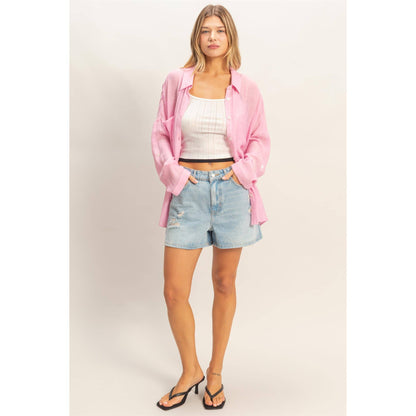Jaymie Button Blouse
