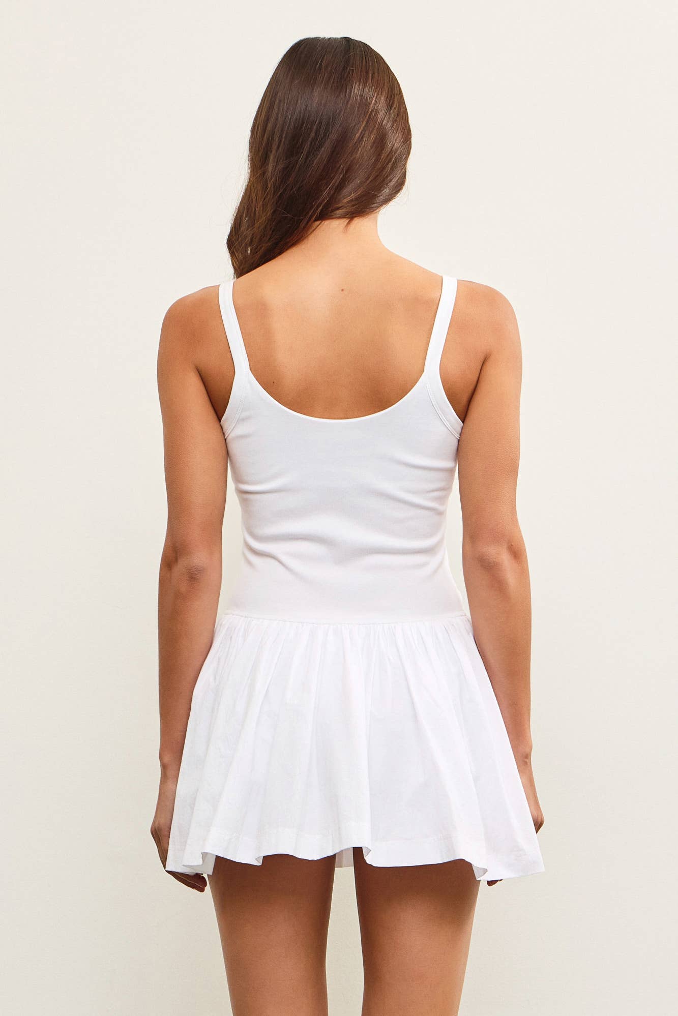 Belle White Skort Dress