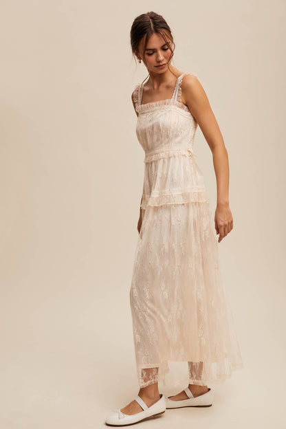 Cleopatra Lace Maxi Dress