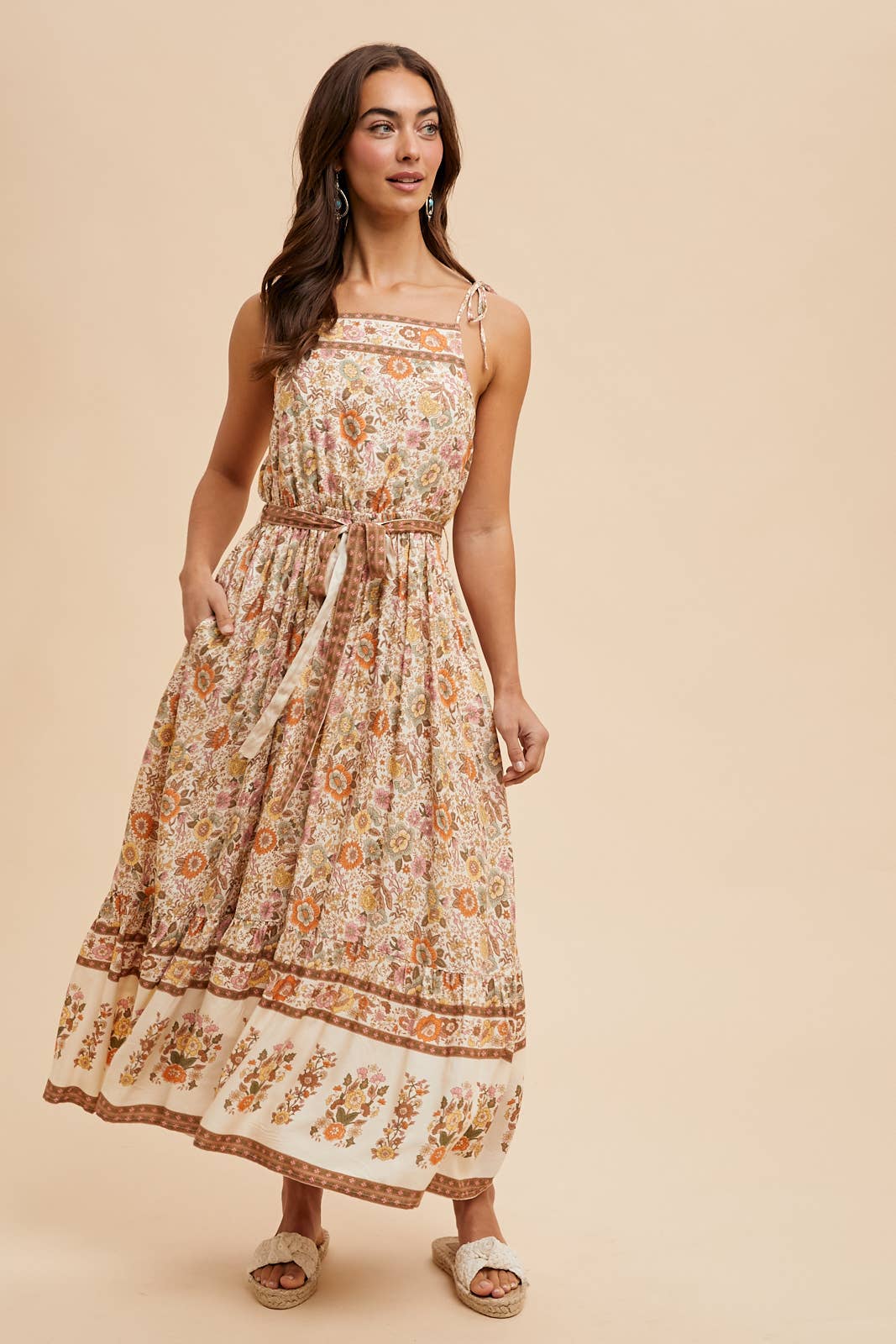 Annet Print Maxi Dress
