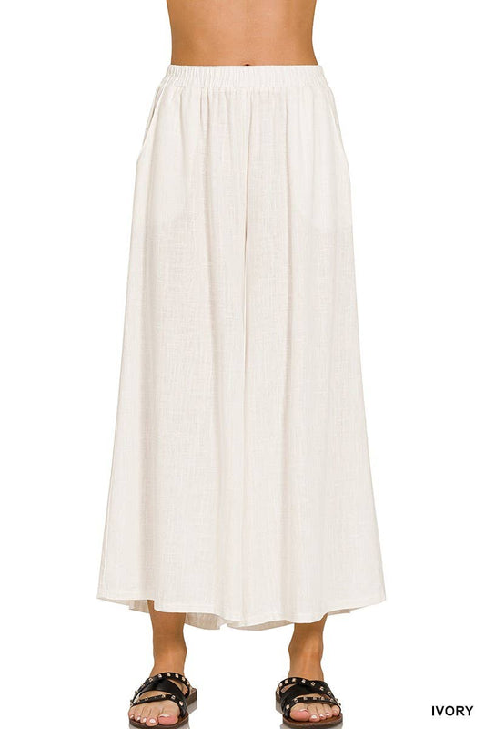 Wide Linen Pants