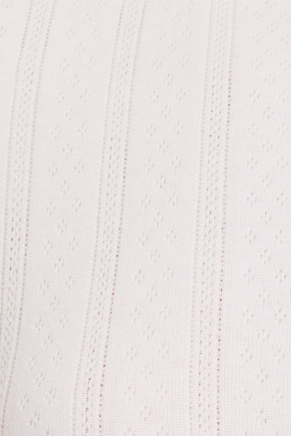 Rachael White Pointelle Cardigan