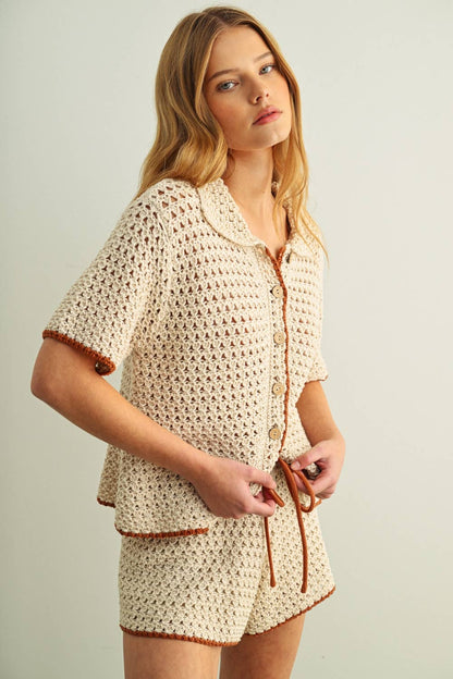 Tori Crochet Top