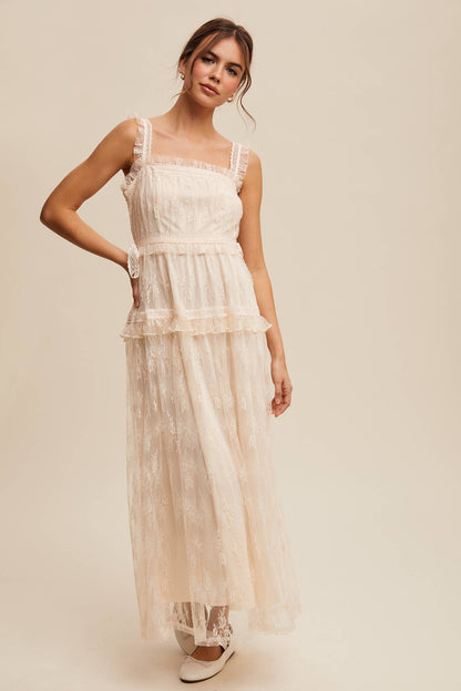 Cleopatra Lace Maxi Dress