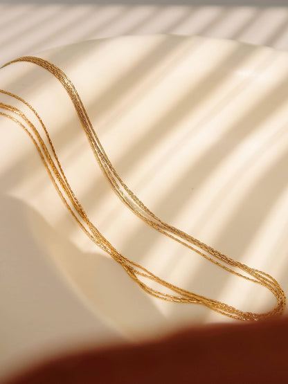 Layer Dainty Gold Necklace