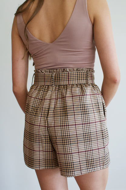 Cher Plaid Shorts