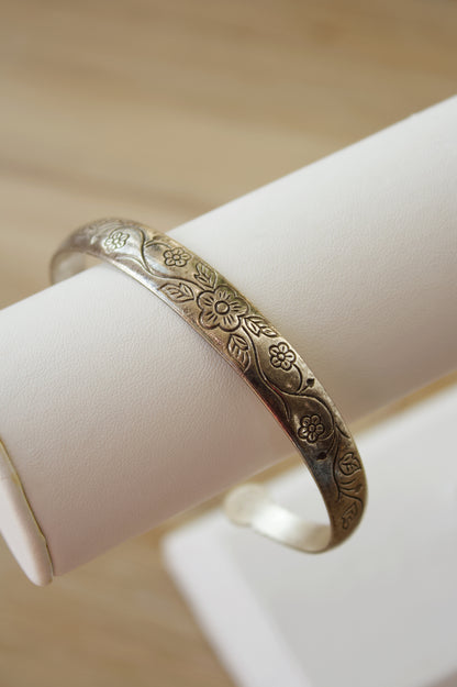 South African Silver Bangle