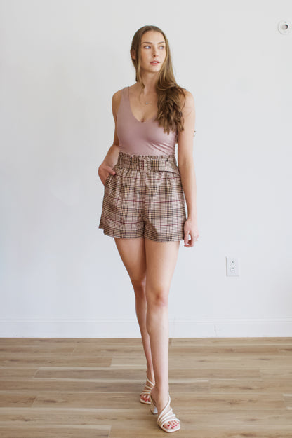 Cher Plaid Shorts