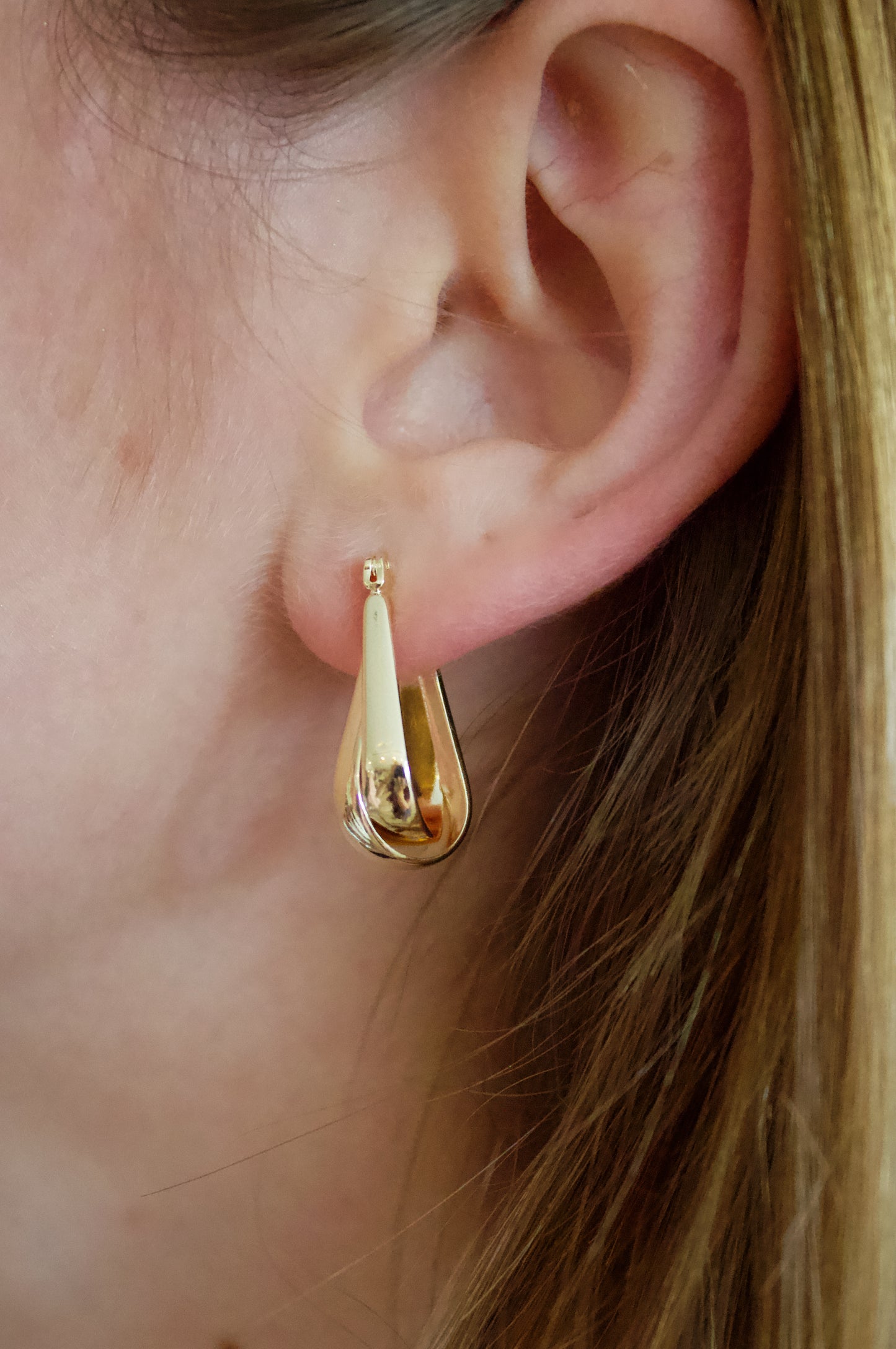U-Shape Double Earring