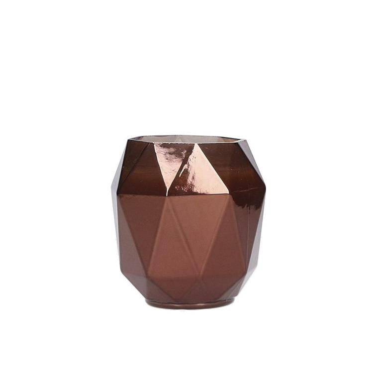 Afternoon Retreat Bronze Faceted Jar Candle