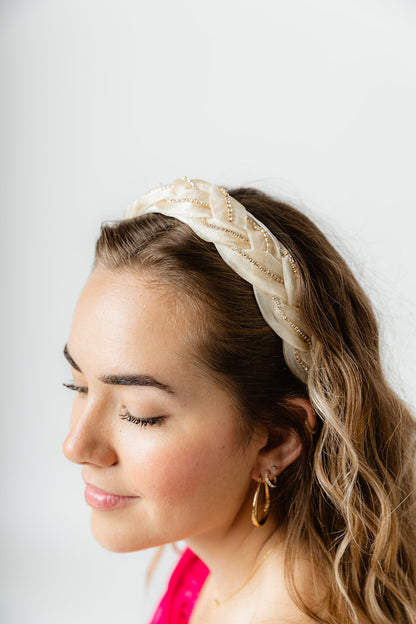 Rhinestone Ribbon Headband