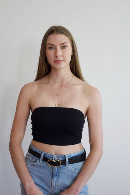 Rib Knit Bandeau
