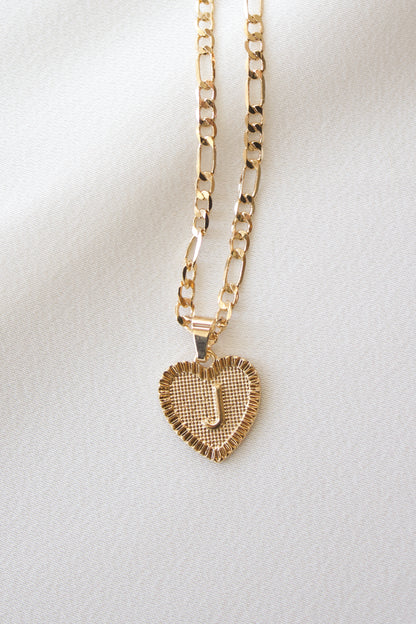 Heart Initial Necklace