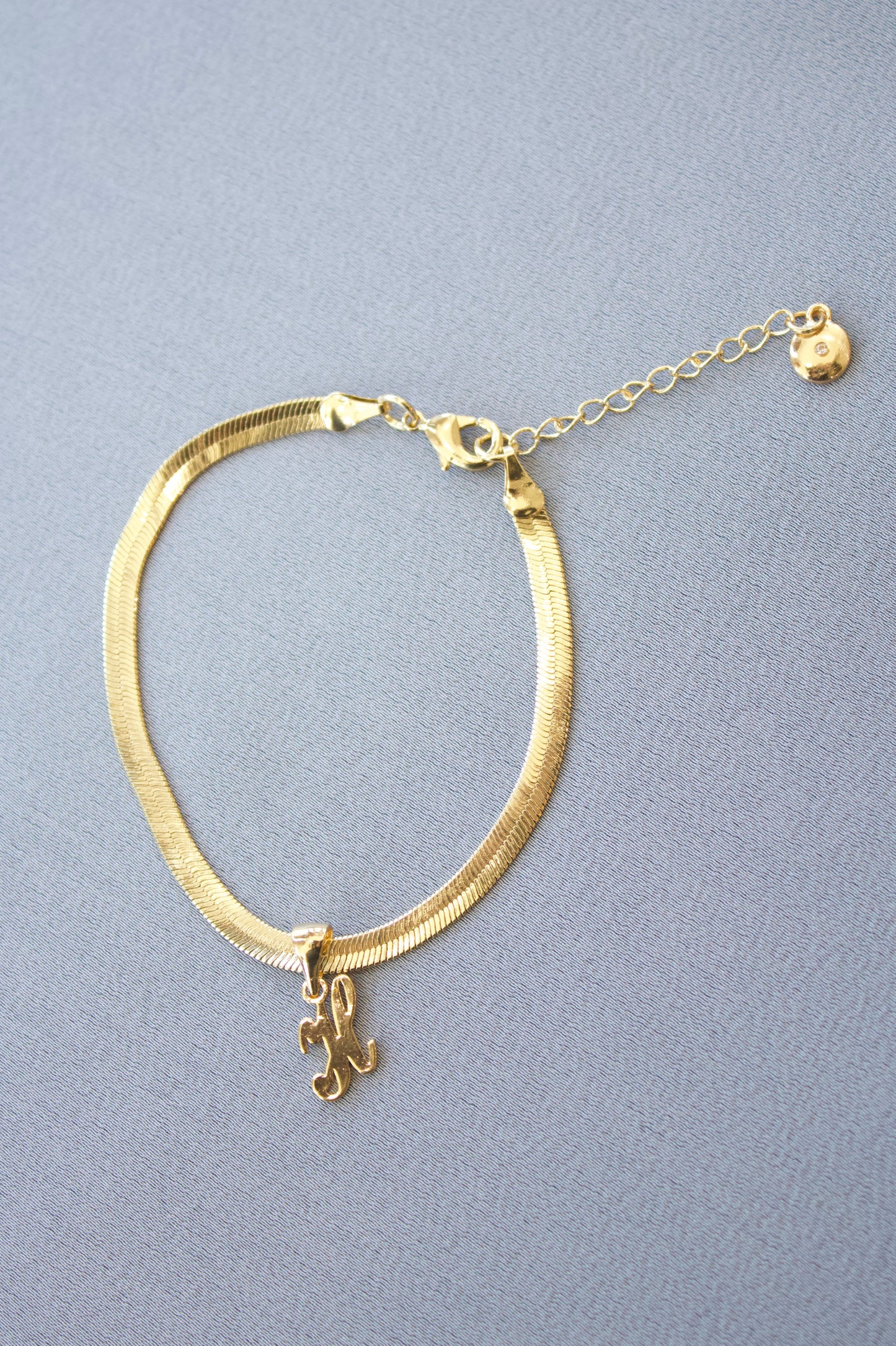 Initial Charm Bracelet